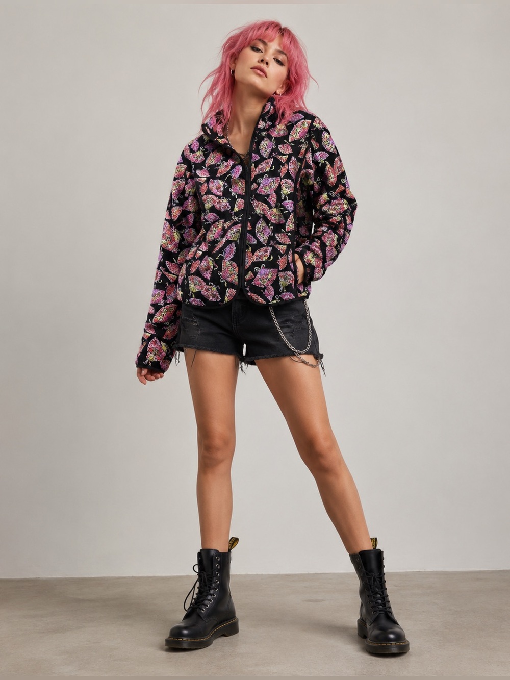 R.Q.T. Quilted Jacket Petite Medium